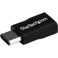 StarTech.com SB-C to Micro-USB Adapter - M/F - USB 2.0 -adapteri, Musta