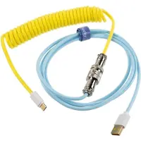 Ducky Premicord Cotton Candy - Coiled Cable