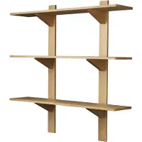 FDB Møbler B100 Sorø hylly 100x100 cm oak nature oiled