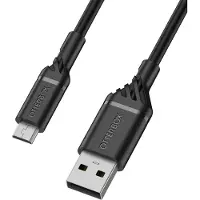 Otterbox Micro-USB – USB-A -kaapeli, 1 m, musta