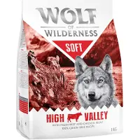 Wolf of Wilderness 3x1kg Adult soft lammas, kana, nauta koiranruoka