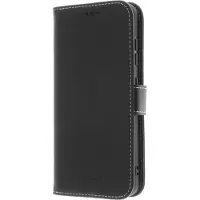 Samsung Insmat Flip Case -lompakkokotelo, Galaxy S23, musta