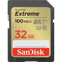 SanDisk SDHC Extreme 32GB 100MB/s UHS-I U3 V28