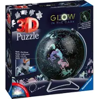Ravensburger Palapeli - 3D - 180 Tiilet - Glow Dark Tähtipallo - - OneSize - Palapelit