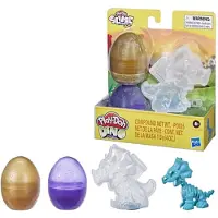 Play-Doh Dino Bones muna - kultainen ja violetti
