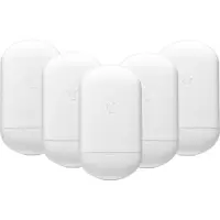 Ubiquiti LOCO5AC-5 Networks NanoStation 5AC Loco 450 Mbit/s Valkoinen Power over Ethernet -tuki (5-pack) (LOCO5AC-5)