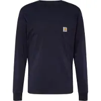 Carhartt WIP Pocket Pitkähihainen T-paita dark navy Koko S