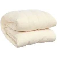 vidaXL Painopeitto vaalea kerma 220x240 cm 11 kg kangas