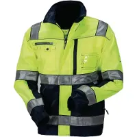 Priha 4024 Lk.2 sini/keltainen huomio työtakki