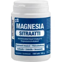 Raw Organic Hankintatukku Magnesia Sitraatti 160 tabl.