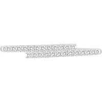 Lykken Elegance bypass valkokultainen rivitimanttisormus 0,15 ct-180
