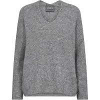 Mos Mosh Mmthora V-Neck Knit - Grey - S