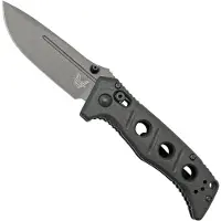 Benchmade 273GY-1 Sibert Mini Adamas Black G10, Tungsten Grey pocket knife, Shane Sibert design