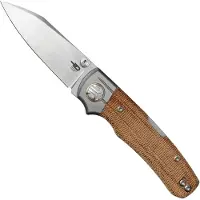 Bestech Tonic - Satin - Micarta kääntöveitsi, ruskea