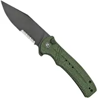 CIVIVI Cogent Button Lock Grn Micarta