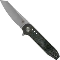 Bestech Syntax BG40D Black Micarta, Two Tone Satin pocket knife, Todd Knife &amp; Tool design