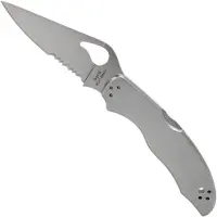 Byrd Harrier 2 Stainless BY01PS2 partially serrated pocket knife