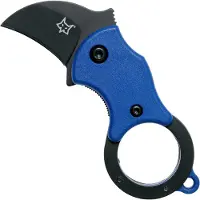 FOX Mini-KA FX-535BLB Blue &amp; Black, karambit keychain knife