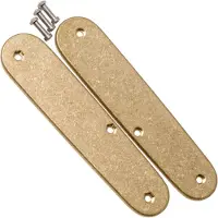 Flytanium Brass Scales for Victorinox Cadet SAK - Classic Flat