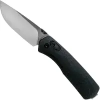 The James Brand The Carter - Black / Stainless / Micarta / Straight kääntöveitsi
