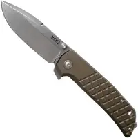 MKM Knives MKM Maximo MM-TBR Bronze Anodized Titanium pocket knife, Bob Terzuola design