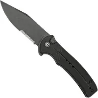 CIVIVI Cogent C20038E-1 Blackwashed Serrated Edge, Black G10 pocket knife