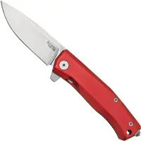 Lionsteel Myto MT01A RS Red Aluminium, Satin pocket knife, Molletta design