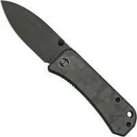 We Knife Banter 2004H Marble Carbon fibre pocket knife, Ben Petersen design