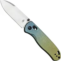 Kizer Cutlery Drop Bear 36194A3, LC200N, Titanium, pocket knife, Azo design