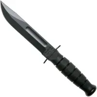 Ka-Bar Short 1256, fixed knife, leather sheath