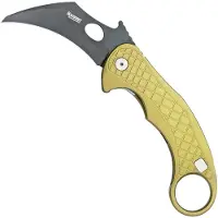 Lionsteel L.E.One Chemical Black kääntöveitsi, vihreä