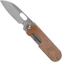 FOX Black Bean Gen 2, 440C, Natural Micarta, BF-719-MIL pocket knife
