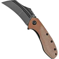 Kansept Knives KTC3 Linerlock Brown Micarta