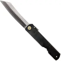 Higonokami pocket knife 7,4 cm KT-HIGO07BL, SK-carbon steel, black