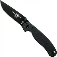 Ontario RAT-2 D2 black, plain edge black, 8830