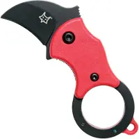 FOX Mini-KA FX-535RB Red &amp; Black, karambit keychain knife
