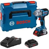 Bosch Iskumutterinväännin GDS 18V-450 PC Professional; 18 V; 2x5,0 Ah akku + L-Boxx 136