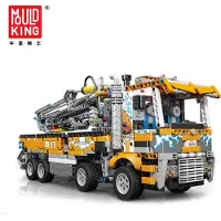 Mould King yhteensopiva rakennuslohkot 19014 betoniasemakuormaamo 2100 kpl.bazarland30