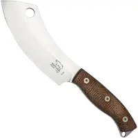 White River Knives White River Camp Cleaver WRCC55-BNA Natural Burlap Micarta, camping knife