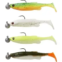 Savage Gear Fat Minnow T-tail Rtf Soft Lure 75 Mm 5g Keltainen