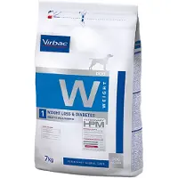 Virbac 7 kg Veterinary HPM Dog Painonpudotus & Diabetes W1 koiran kuivamuonaa