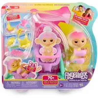 Fingerlings 2.0 Deluxe Jas Baby Monkey - leikkisetti
