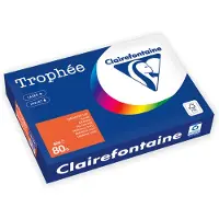 Clairefontaine A4 80g oranssi 500 arkkia