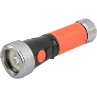 DMAX TLG 332, Käsikokoinen taskulamppu, Musta, Oranssi, Hopea, LED, 100 lm, 200 lm, 70 m (40412)