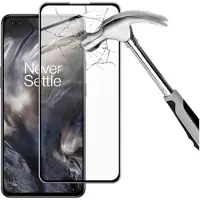 IMAK OnePlus Nord/Nord 2 5G Pro+ Panssarilasi - 9H - Musta Reuna