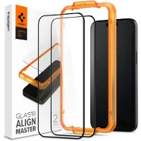 Spigen iPhone 15 Spigen ALM Glas.tR Panssarilasi - 9H - 2 Kpl.