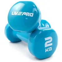 LivePro Colored Studio Käsipainot 2kpl - 2kg