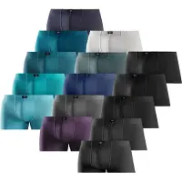 H.I.S. Bokserishortsit sininen / harmaa / petrooli / tummanvioletti