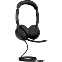 Jabra Evolve2 50 USB-C UC -langaton stereokuulokemikrofoni, musta