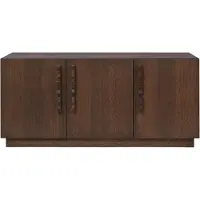 Ferm Living Unda sivupöytä 146x68x50 cm Tumma petsattu tammi
